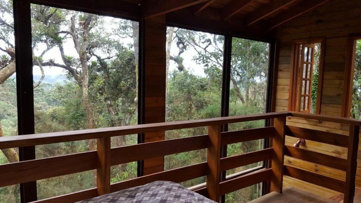 Chale Dos Tucanos- Parede De Vidro Com Linda Vista Campos do Jordão Zewnętrze zdjęcie