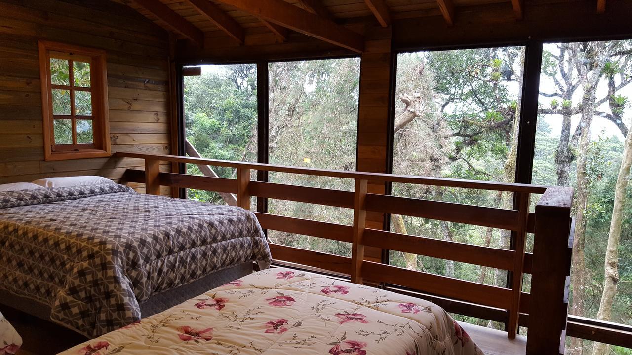 Chale Dos Tucanos- Parede De Vidro Com Linda Vista Campos do Jordão Zewnętrze zdjęcie