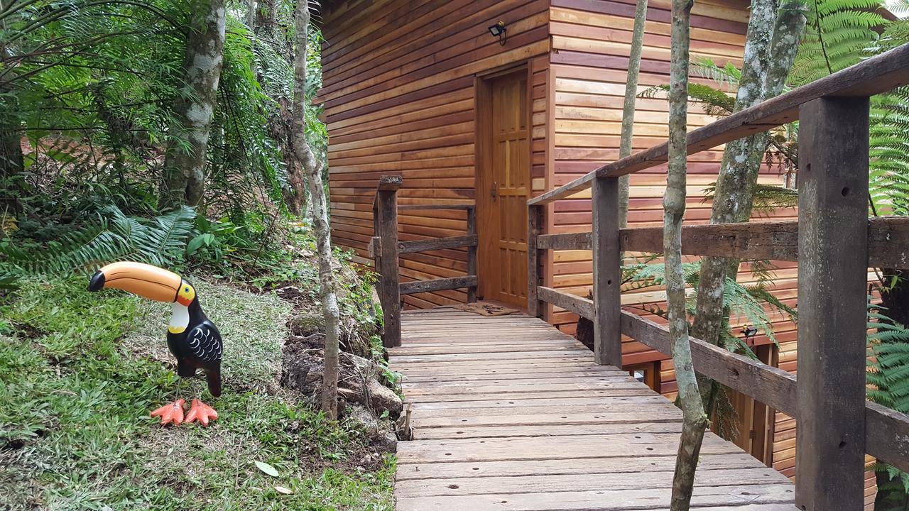 Chale Dos Tucanos- Parede De Vidro Com Linda Vista Campos do Jordão Zewnętrze zdjęcie